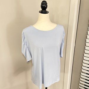 Calvin Klein Sky Blue Puff Sleeve Crew (Size 2X)